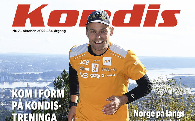 Tobias Dahl Fenre er i sitt ess når han kan løpe langt i variert terreng. (Foto: Bjørn Johannessen)