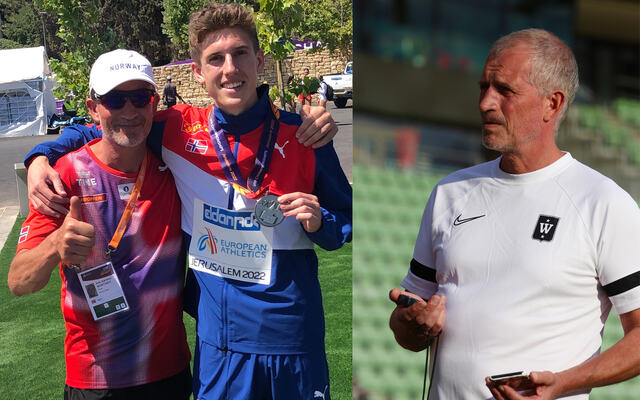 Et av høydepunktene i Atle Karlsen Mortvedt sin trenerkarriere så langt var da Andreas Halvorsen i sommer tok to sølvmedaljer i U18-EM i Jerusalem. I dette intervjuet deler han sin treningsfilosofi. (Foto: privat)