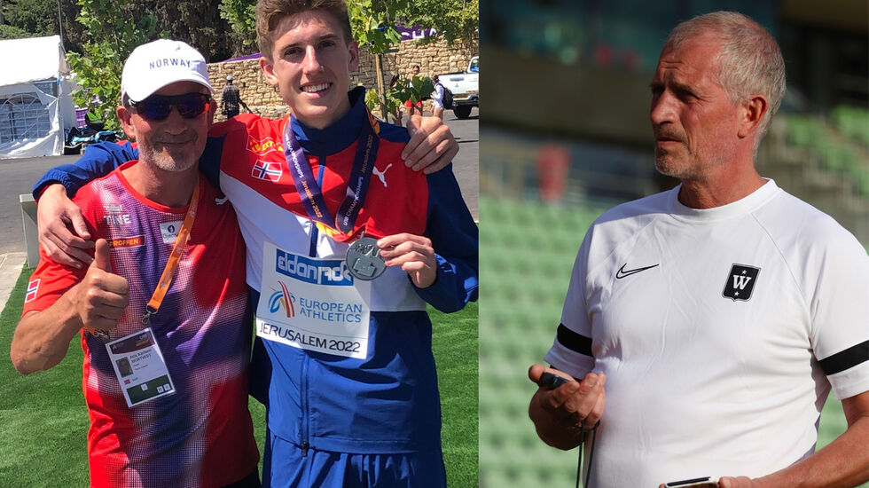 Et av høydepunktene i Atle Karlsen Mortvedt sin trenerkarriere så langt var da Andreas Halvorsen i sommer tok to sølvmedaljer i U18-EM i Jerusalem. I dette intervjuet deler han sin treningsfilosofi. (Foto: privat)