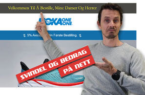 Unngå å bli svindlet når du skal handle løpesko på nettet.