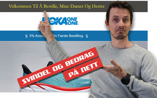 Unngå å bli svindlet når du skal handle løpesko på nettet.