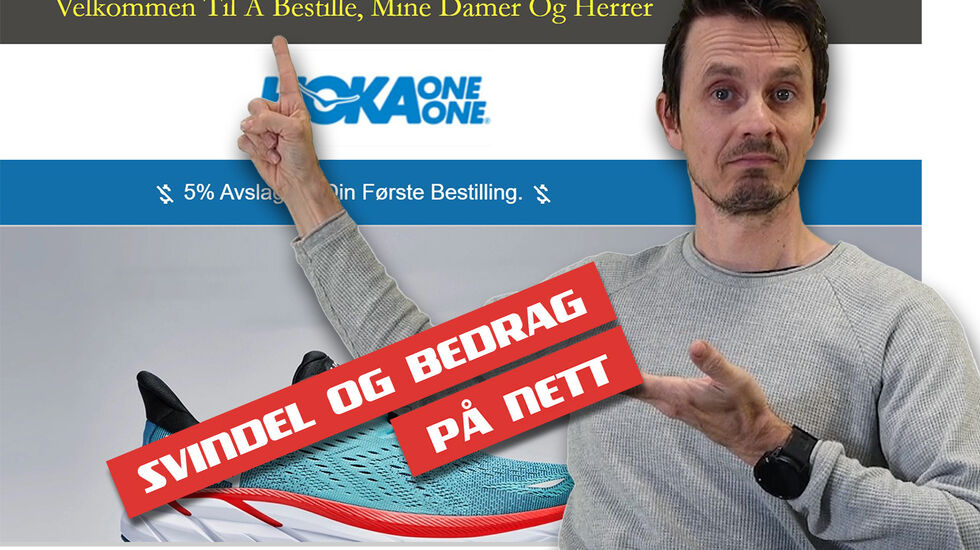 Unngå å bli svindlet når du skal handle løpesko på nettet.