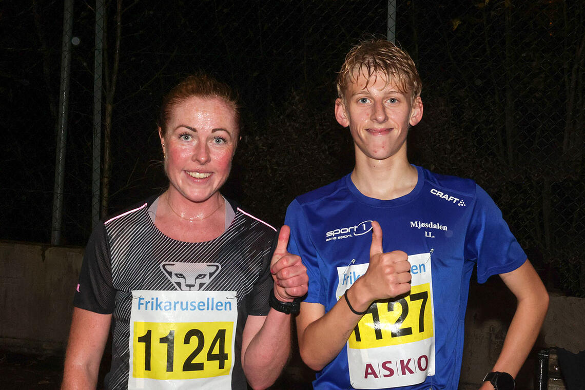Suverene vinner i Frikarusellen: Eli Anne Dvergsdal og Jonas Skjerven. (Alle foto: Arne Dag Myking)