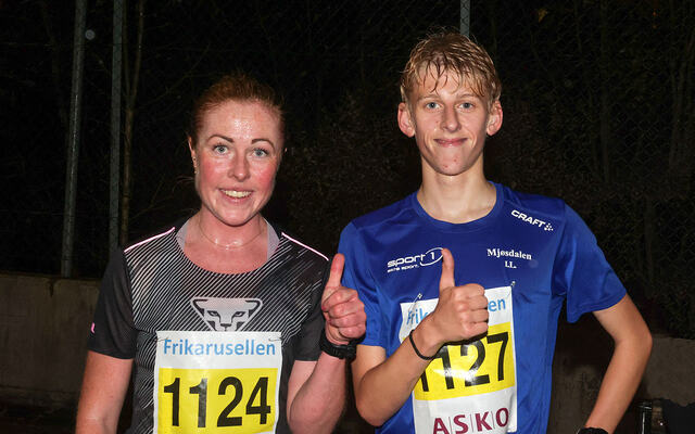 Suverene vinner i Frikarusellen: Eli Anne Dvergsdal og Jonas Skjerven. (Alle foto: Arne Dag Myking)