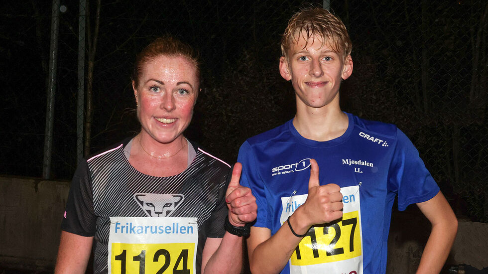 Suverene vinner i Frikarusellen: Eli Anne Dvergsdal og Jonas Skjerven. (Alle foto: Arne Dag Myking)