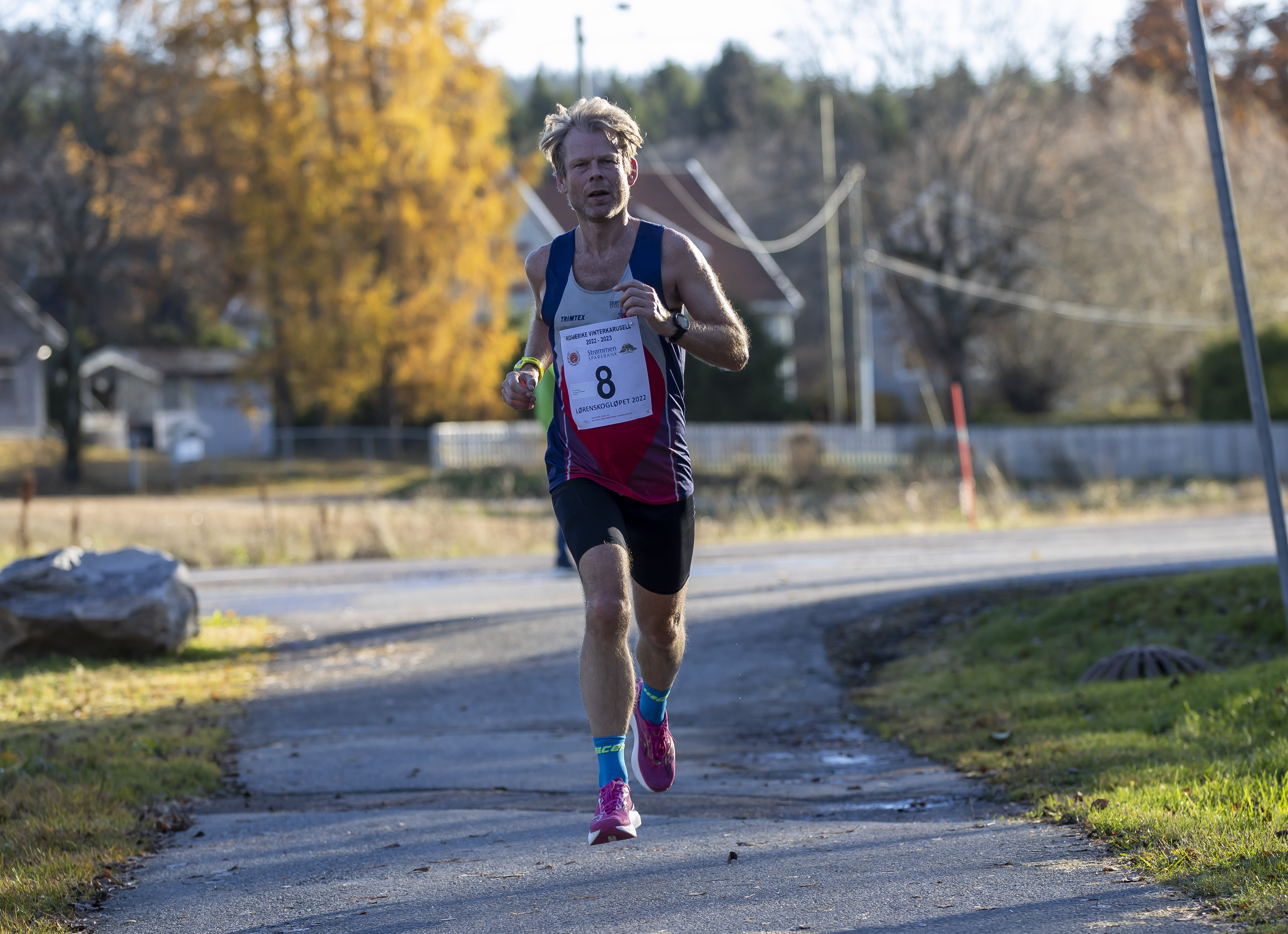 Ole Gorm Berg fra Lørenskog Friidrettslag ble nummer tre på halvmaraton med 1.20.40.jpg