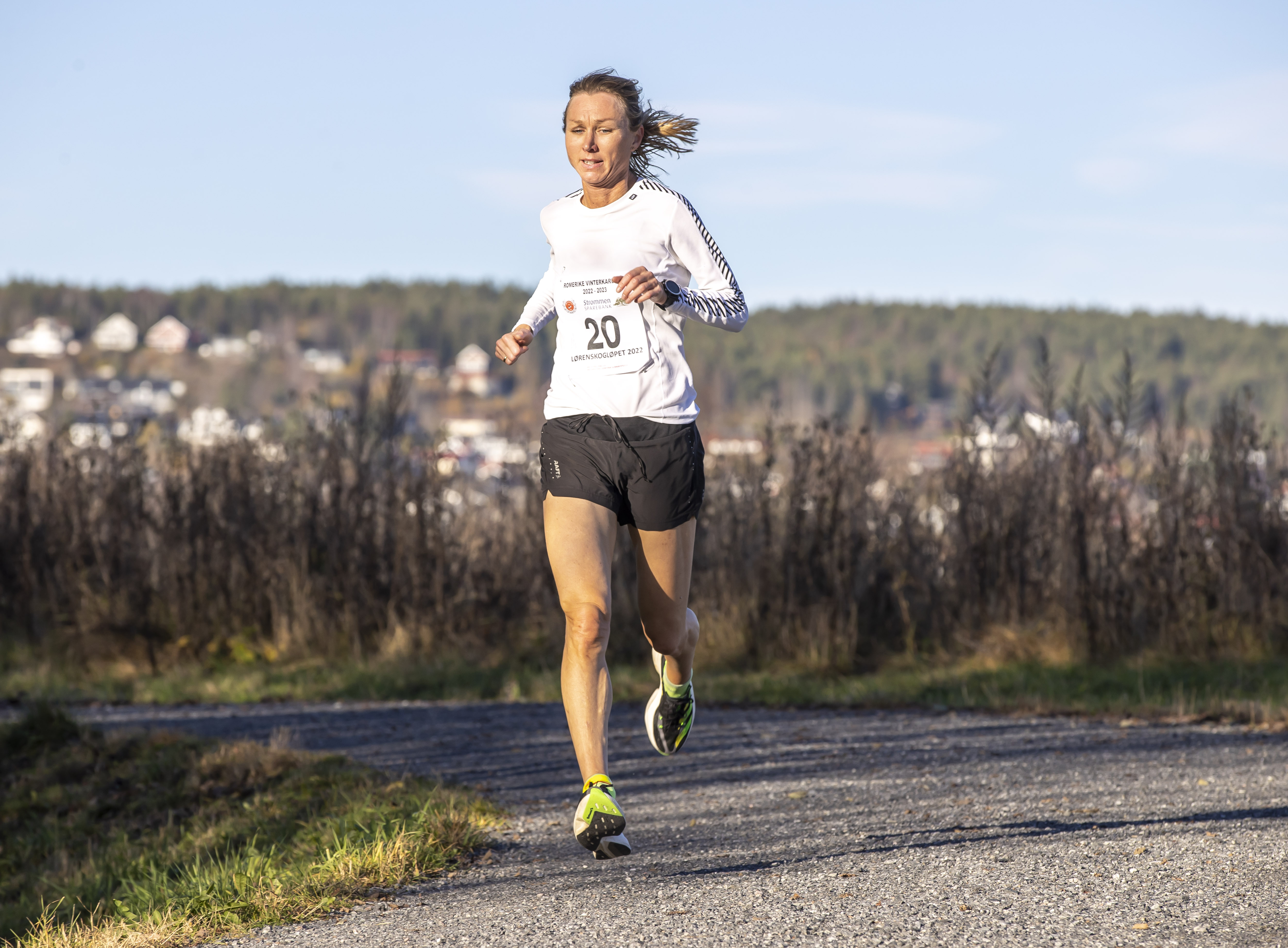 Silje Christiansen fra Driv IL Friidrett vant kvinneklassen på halvmaraton med 1.26.47.jpg