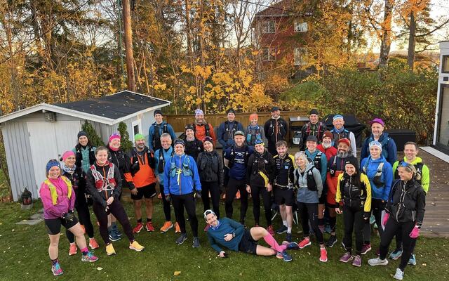 Søndagens 1500 km raskt oppsummert i en hage på Jar. (Foto: Svein Erik Bakke)