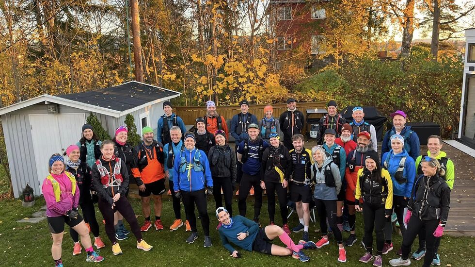 Søndagens 1500 km raskt oppsummert i en hage på Jar. (Foto: Svein Erik Bakke)