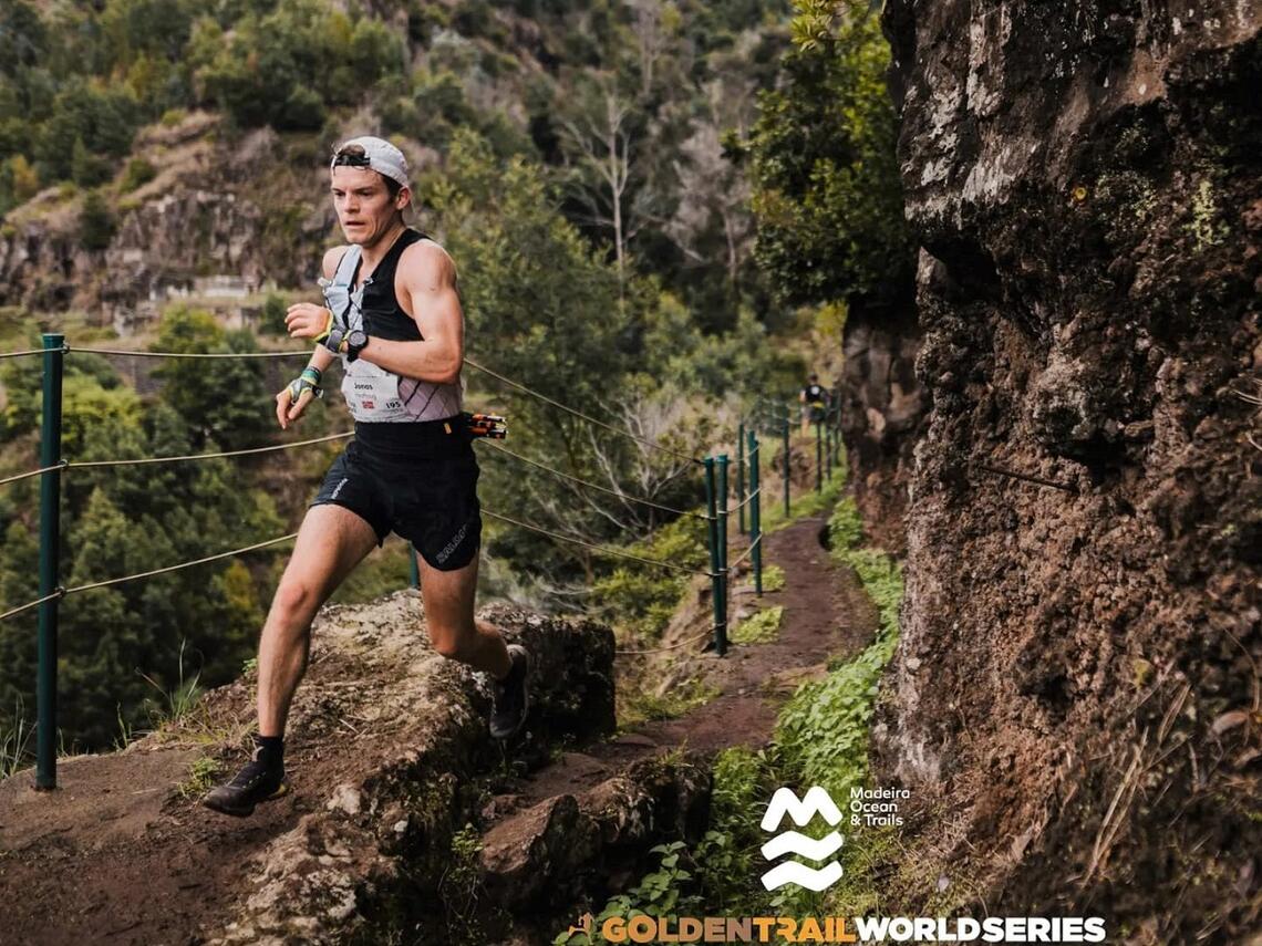 Jonas Hesthaug nærmet seg verdenseliten i fjelløping i løpet av de fem dagene på Madeira. (Foto: Golden Trail World Series)