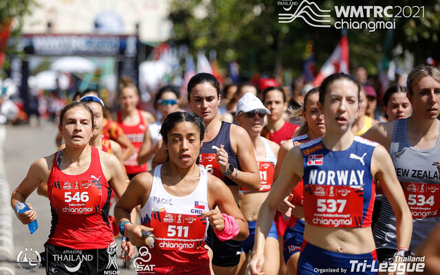 World Mountain & Trail Running Championships startet natt til fredag, og motbakkeløperne var først ut. (Foto: WMTRC2021Thailand)