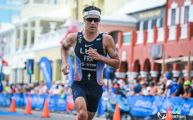 Luis Vincent var tilbake på topp i verdensserien i triatlon denne helgen. (Foto: © World Triathlon)