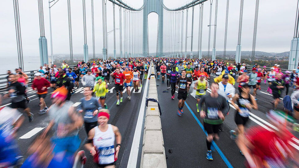 Nesten 50000 løp årets versjon av New York Marathon. (Foto: Arkivfoto / New York Marathon)