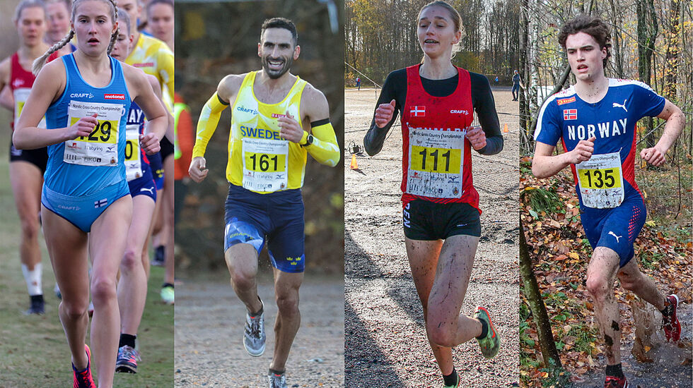 Nathalie Blomqvist, Mohammadreza Abootorabi, Sofia Thøgersen, Esten Hansen-Møllerud Hauen, det var en vinner fra hvert av landene Finland, Sverige, Danmark og Norge. Kun Island manglet en vinner. (Foto og fotomontasje: Arne Dag Myking)