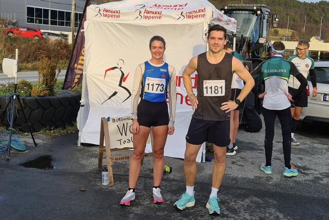 Vinnerne på 10 km, Ine Birgitte Nyhus og Kristoffer Tollås