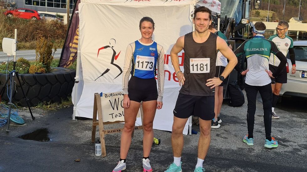 Vinnerne på 10 km, Ine Birgitte Nyhus og Kristoffer Tollås