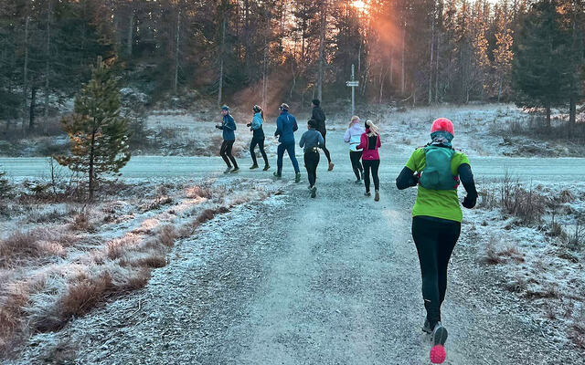 Kondistreninga Trondheim ute på tokt. (Foto: Kondistreninga Trondheim)