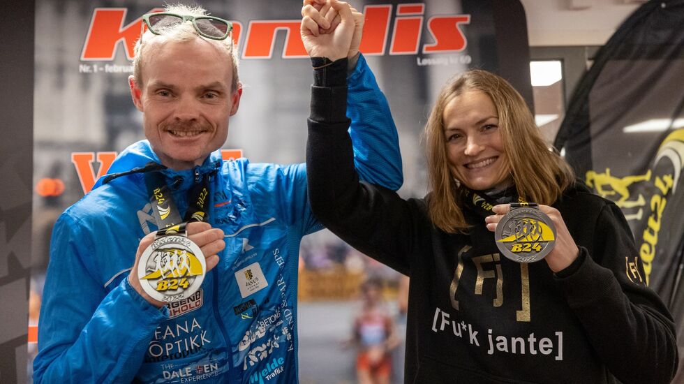 Årets siste norske ultraløp - Bislett 24-timers - ble vunnet av Bjørn Tore Taranger og Annette Velde Sande. (Foto: Samuel Hafsahl)