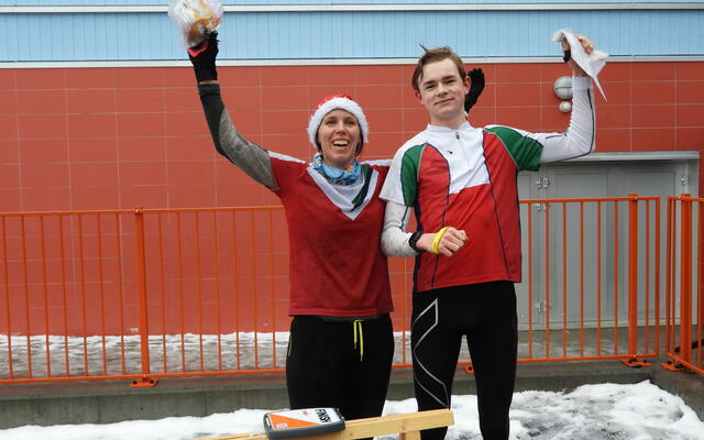Sofie Johannson og Ola Dåsnes vant Stornisse-klassen. (Foto: Stein Arne Negård)