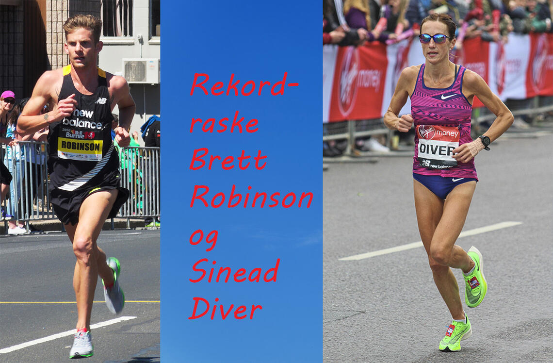 Brett Robinson og Sinead Diver er Australias to nye rekordholdere på maraton. (Foto: Wikipedia)
