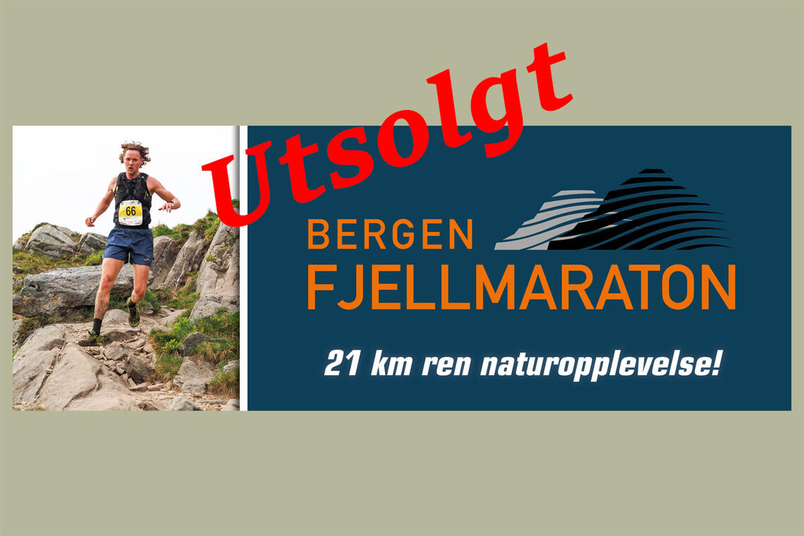 Bergen Fjellmaraton som går 1. juni neste år, er nå utsolgt.