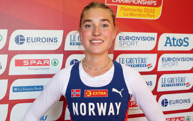 Andrea Modin Engesæth kunne smile etter søndagens gode løp i Italia. (Foto: Kjell Vigestad)