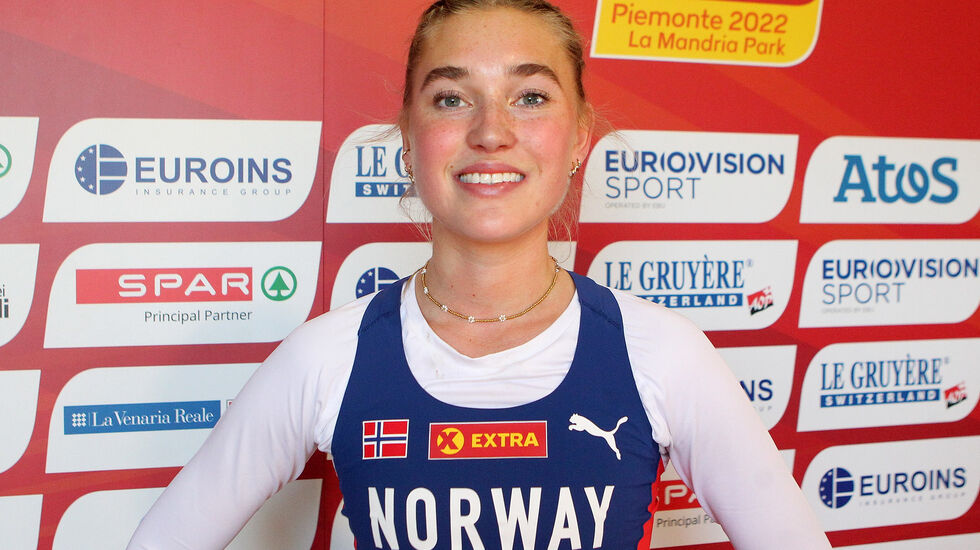 Andrea Modin Engesæth kunne smile etter søndagens gode løp i Italia. (Foto: Kjell Vigestad)