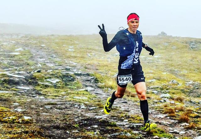 Det å løpe gjør en travel arbeidshverdag lettere å mestre for Magnar Slåtto. (Foto: privat)