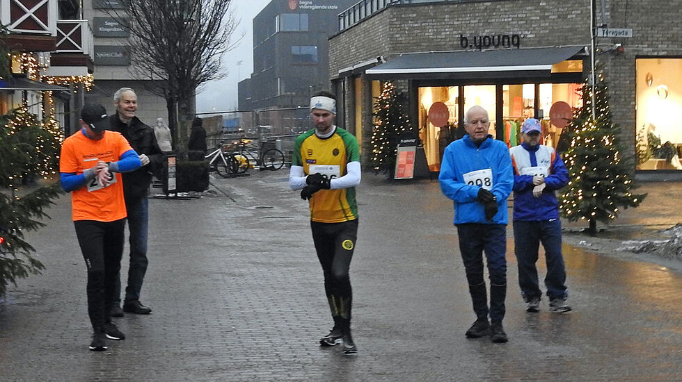 Morten Bentsen, Erik Udø Pedersen, Arve Aakre og Marthell Pedersen er klare til start. (Alle foto: Ivar Gogstad)