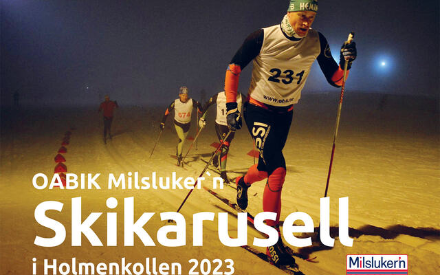 Vinterens første renn i OABIKs skikarusell går onsdag 11. januar. (Illustrasjonsfoto: OABIK)