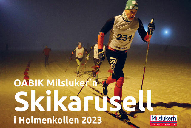 Vinterens første renn i OABIKs skikarusell går onsdag 11. januar. (Illustrasjonsfoto: OABIK)