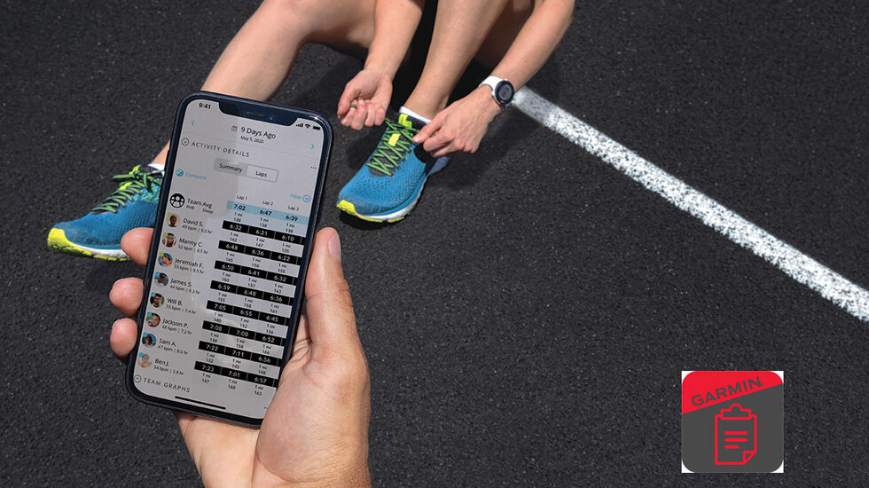 Garmin Clipboard er en app som skal forenkle trenerens kommunikasjon med utøveren. (Alle foto: Garmin)