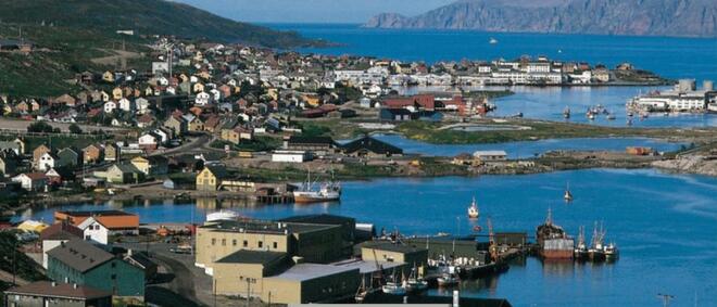 Båtsfjord. Midten av 80 tallet.
