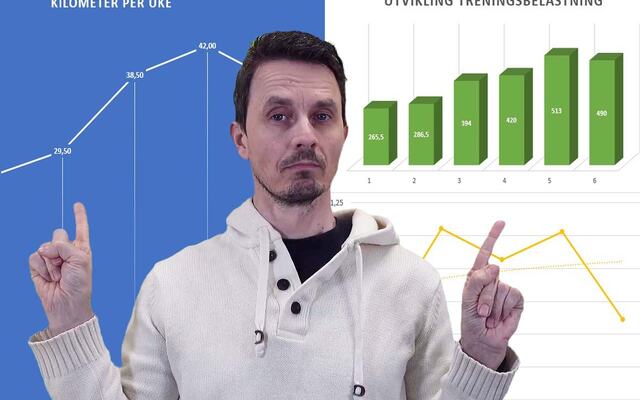 Hvordan kontrollere økning av treningbelastning? Vel, du kan for eksempel bruke et Excelark og prinsippet Acute to Chronic Ratio (Illustrasjon: Tom-Arild Hansen)
