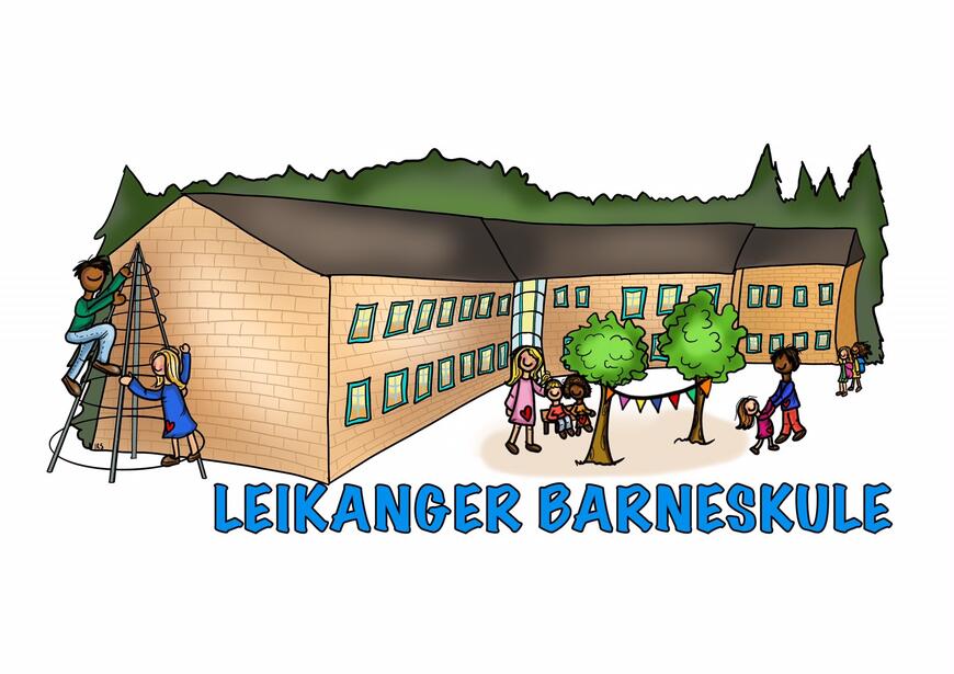 Logo av Leikanger barneskule
