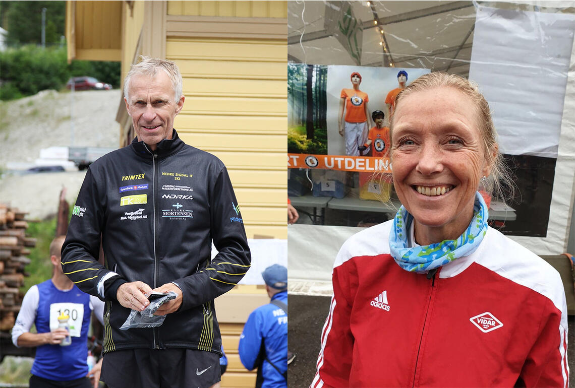 Omregna etter WMA-tabellene var Kristen Aaby beste norske mann og Synøve Brox beste norsk kvinne på 5 km i fjor. (Foto: Runar Gilberg)