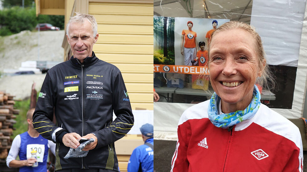 Omregna etter WMA-tabellene var Kristen Aaby beste norske mann og Synøve Brox beste norsk kvinne på 5 km i fjor. (Foto: Runar Gilberg)