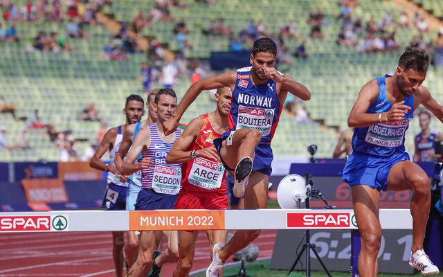 Fjorårets EM i München med både forsøk og finale på 3000 m hinder ble en stor opplevelse for Jacob Boutera. (Foto: Arne Dag Myking)