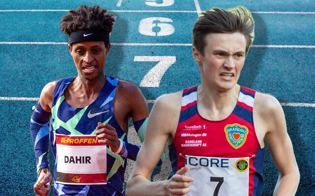 Abdullahi Dahir Rabi og Magnus Tuv Myhre skal i ilden i hvert sitt stevne. (Arkivfoto: Samuel hafsahl)