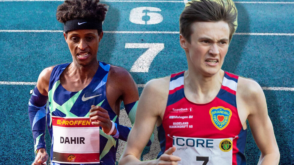 Abdullahi Dahir Rabi og Magnus Tuv Myhre skal i ilden i hvert sitt stevne. (Arkivfoto: Samuel hafsahl)
