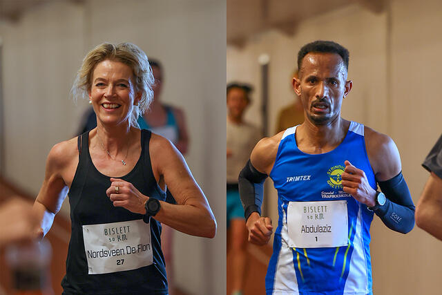Rita Nordsveen De Flon og Ebrahim Abdulaziz. (Foto: Samuel Hafsahl)