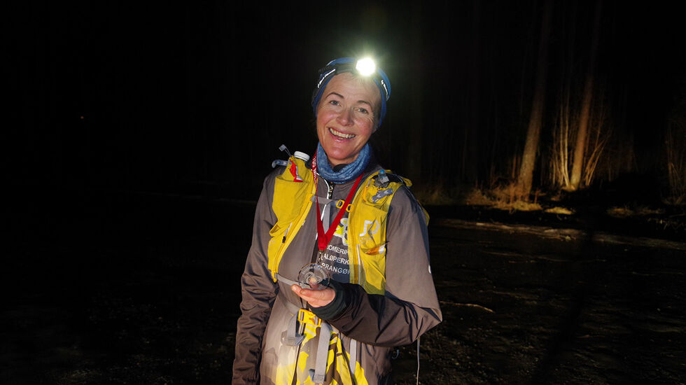 Øyunn Bygstad fornøyd etter 168 km på Jeløy. (Alle foto: arrangøren)
