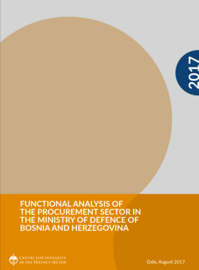 FUNCTIONAL ANALYSIS OF THE PROCUREMENT SECTOR IN THE MINISTRY OF DEFENCE OF BOSNIA AND HERZEGOVINA