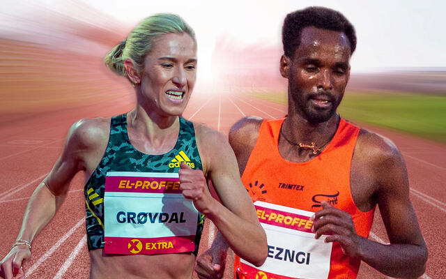 De beste på halvmaraton i 2022. (Foto: Samuel Hafsahl / Collage: Tom-Arild Hansen)