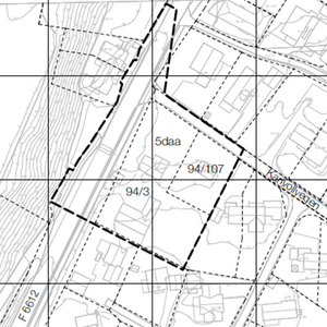 Planavgrensning til varsel om oppstart for detaljreguleringsplan Gylle