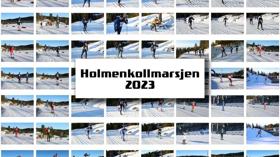 Kondis tok 267 bilder under fulldistansen på Holmenkollmarsjen lørdag 18. februar. Har vi fått deg i linsa tro? (Collage: Tom-Arild Hansen)