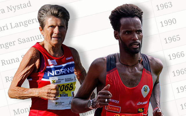 Vera Nystad og Zerei Kbrom Mezngi var best på maraton i 2022 etter omregning med veterantabellene.