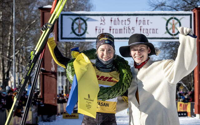Det ble svensk seier da Ida Dahl gikk til topps i Tjejvasan. (Foto: Tjejvasan)