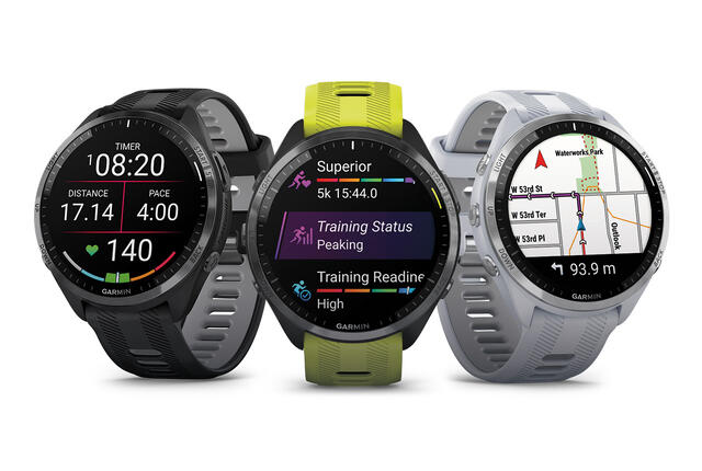 Garmin Forerunner 965 har fått krystallklar AMOLED-skjerm. (Alle foto: Garmin)