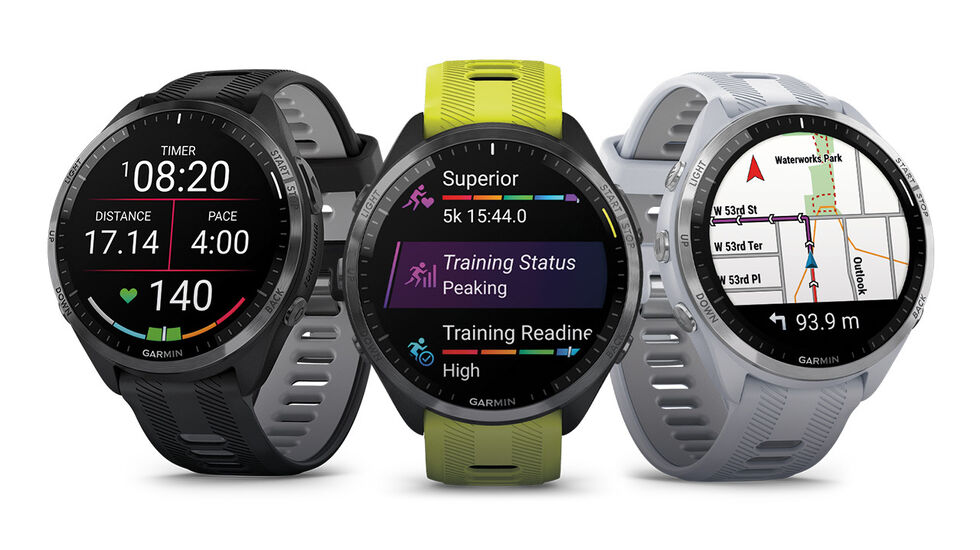 Garmin Forerunner 965 har fått krystallklar AMOLED-skjerm. (Alle foto: Garmin)